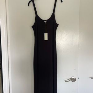 Z Supply Ribbed Black Maxi Dress